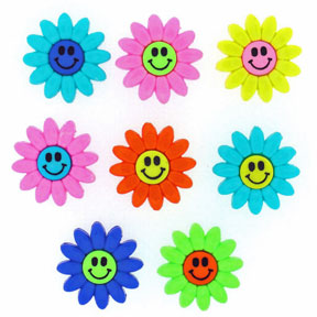 SmilingFlowerButtons